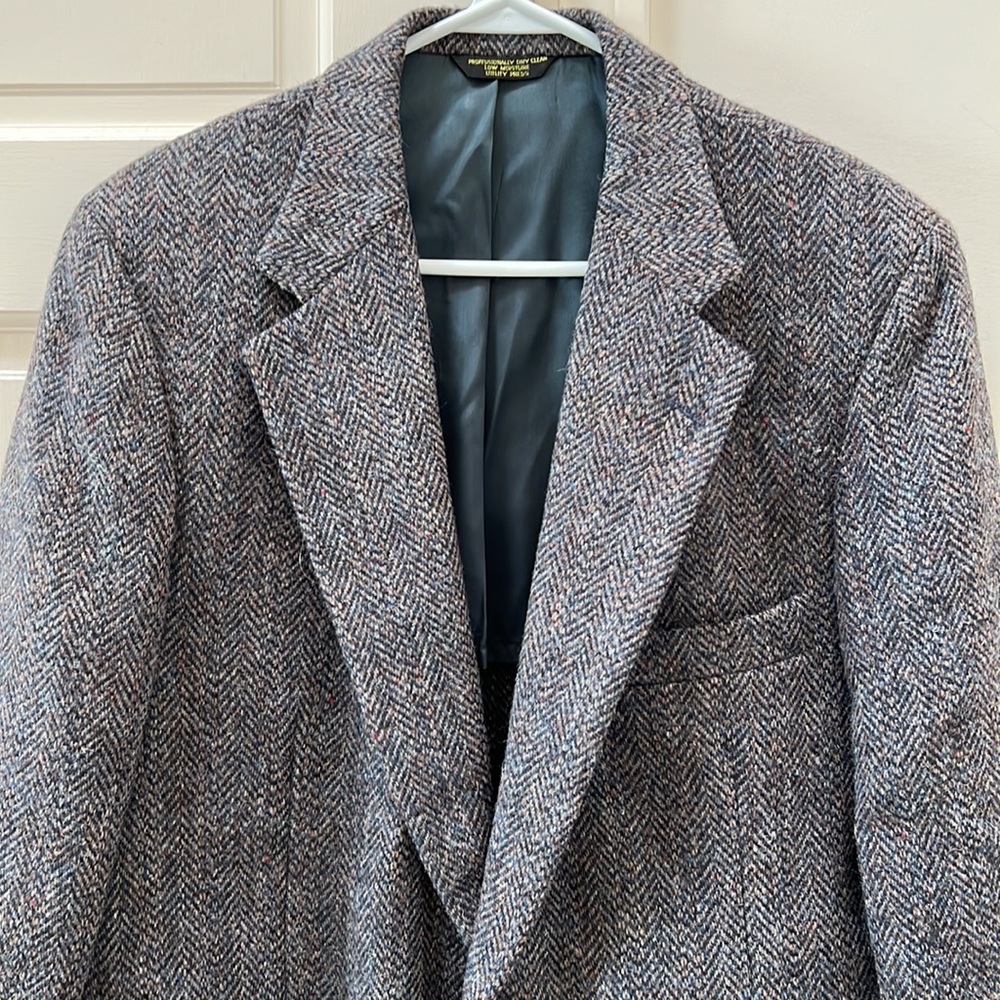 Harris Tweed Sports Coat Handwoven 100% Pure Scottish Wool
